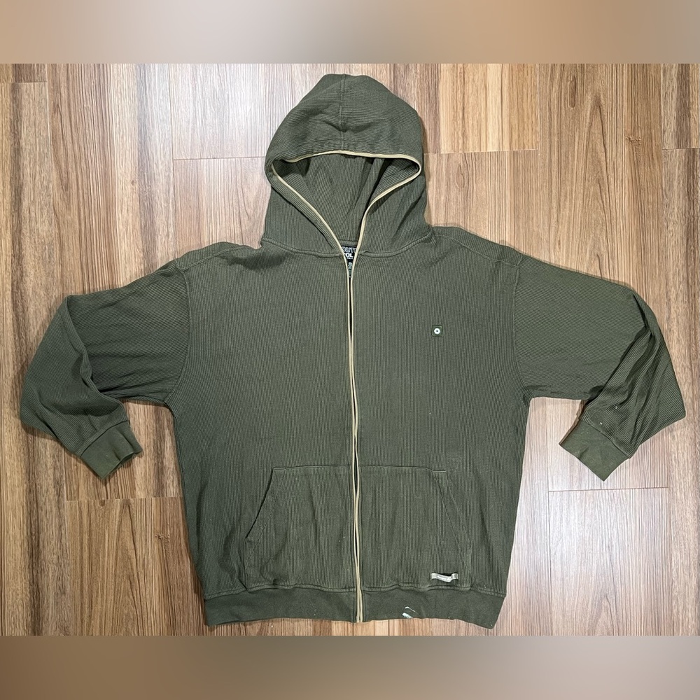 SOUTHPOLE Waffle Knit Zip Up Hoodie